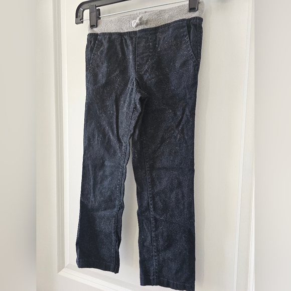 5t Old Navy black‎ and gray drawstring pants Easter Comfy Elevated Casual - Picture 5 of 16